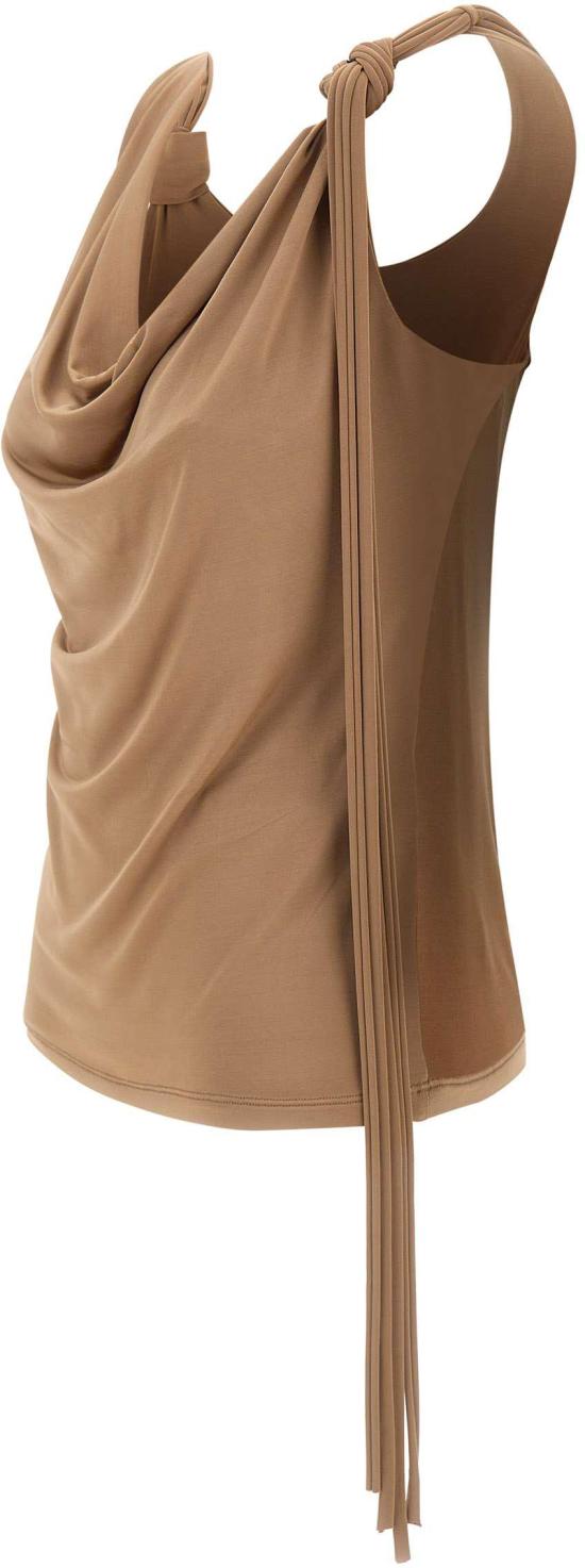 26SS 블루마린 민소매 티셔츠 2C455AN0826 BEIGE - BLUMARINE
