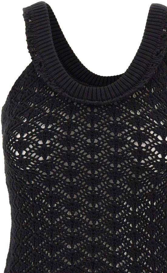 26SS 블루마린 민소매 티셔츠 2M692AN0990 BLACK - BLUMARINE
