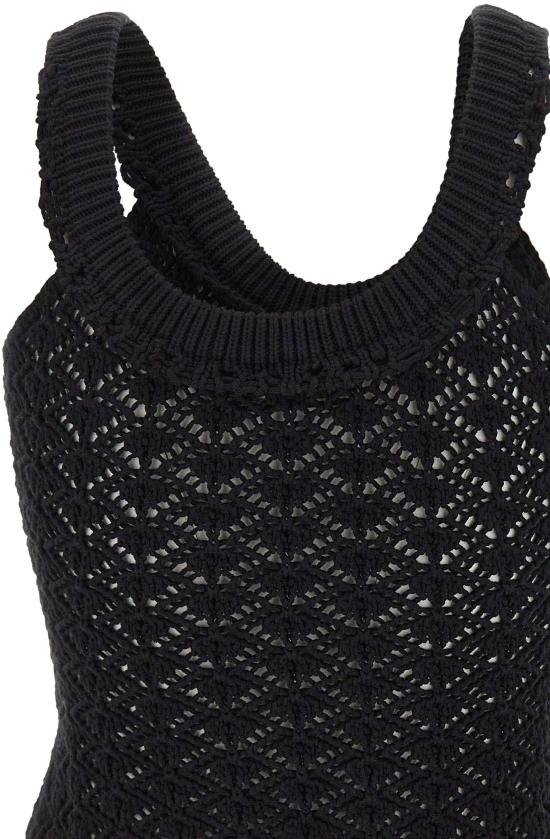 26SS 블루마린 민소매 티셔츠 2M692AN0990 BLACK - BLUMARINE