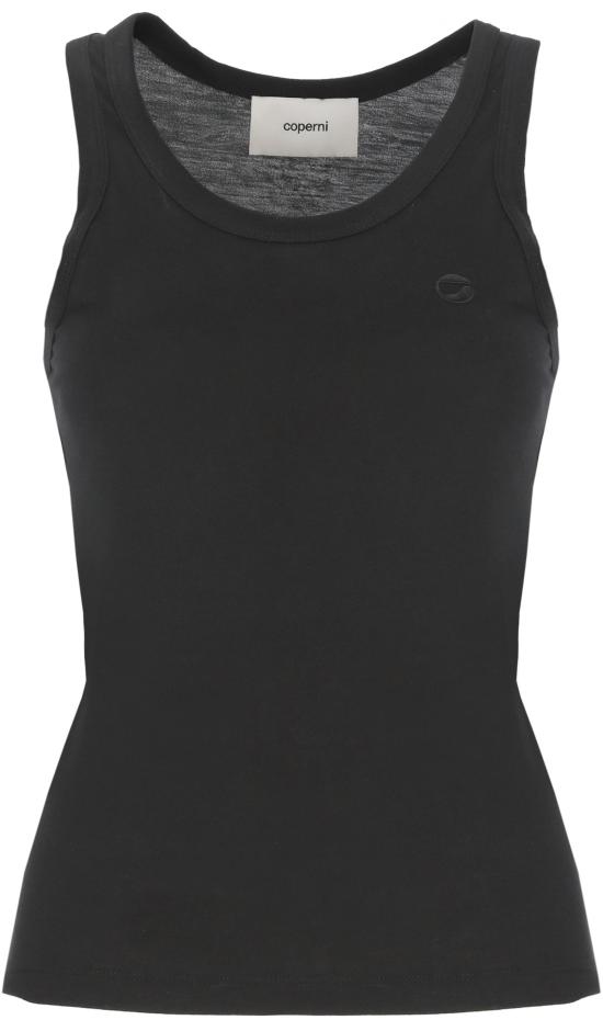 26SS 코페르니 민소매 티셔츠 COPJS12F5009BLKWHT BLACK