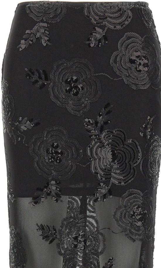 26SS 로테이트 롱 스커트 114924100 BLACK - ROTATE