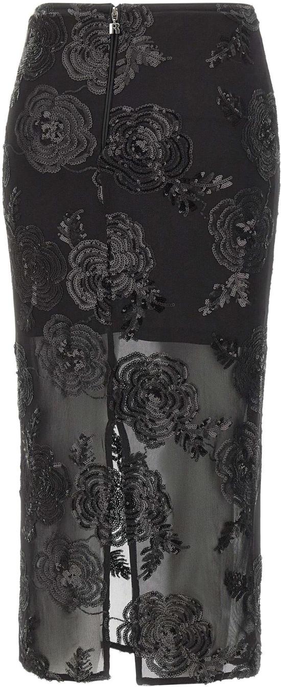 26SS 로테이트 롱 스커트 114924100 BLACK - ROTATE