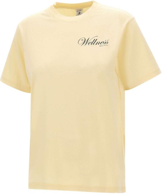 26SS 스포티앤리치 반팔 티셔츠 TO11976083YE02ALMOND YELLOW