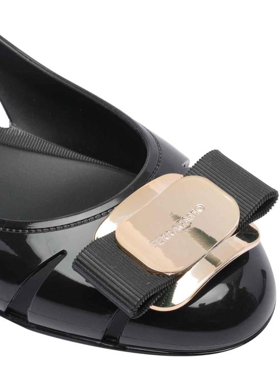 26SS 살바토레 페라가모 플랫 슈즈 78544101K557NERO Black - SALVATORE FERRAGAMO