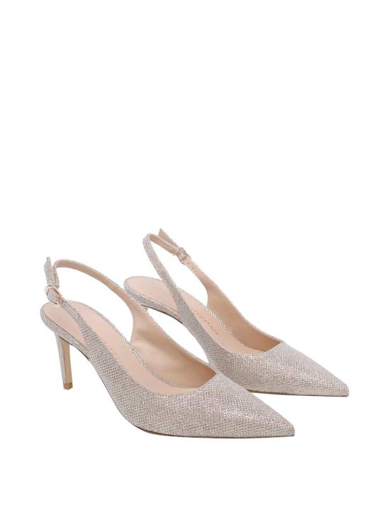 26SS 스튜어트 와이츠먼 힐/펌프스 SL038STAURTPOWERSLINGBACK75NENQ24 Silver - STUART WEITZMAN