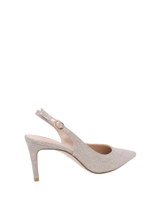 26SS 스튜어트 와이츠먼 힐/펌프스 SL038STAURTPOWERSLINGBACK75NENQ24 Silver - STUART WEITZMAN