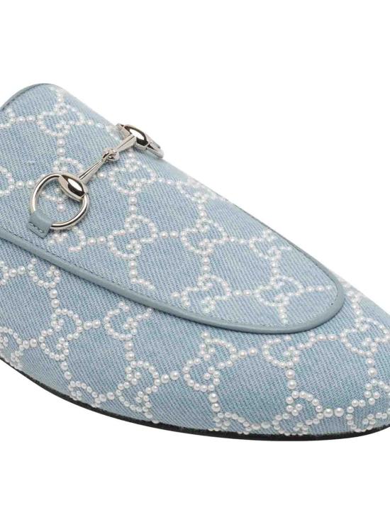 26SS 구찌 뮬/슬리퍼 861711FAFTM4963 Blue - GUCCI