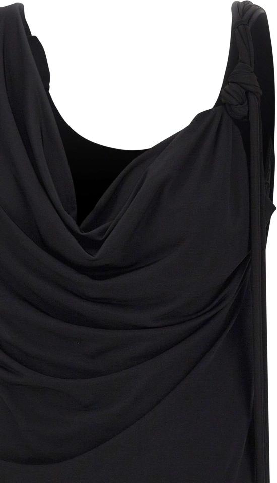 26SS 블루마린 민소매 티셔츠 2C455AN0990 BLACK - BLUMARINE