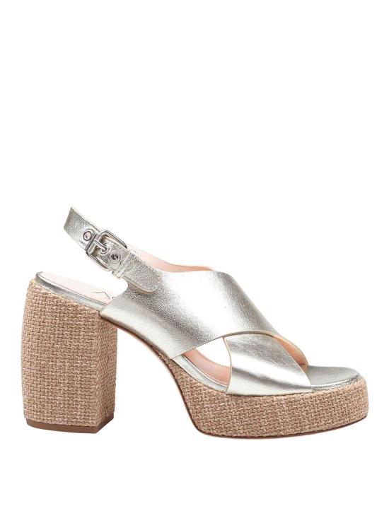 26SS 에이지엘 샌들 D692004PCK7903G858 White Gold