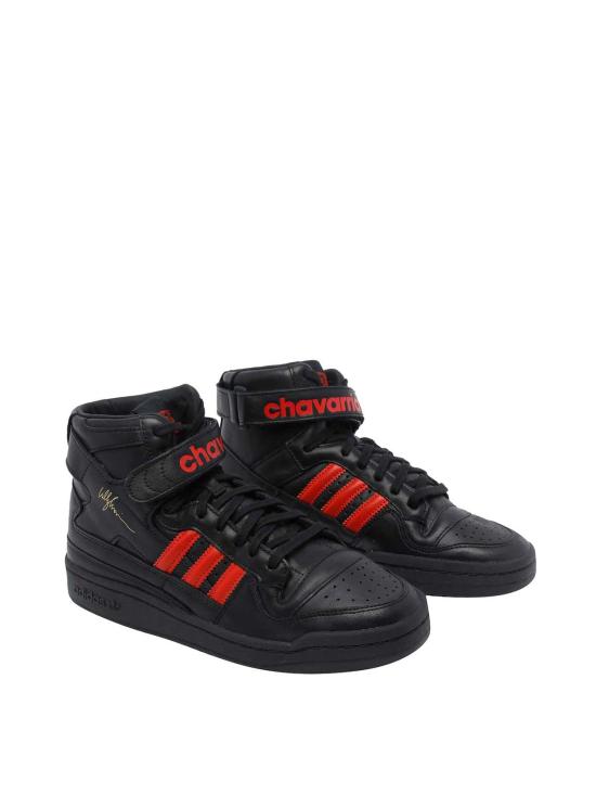 25FW 아디다스 아디다스 x 윌리 차바리아 포럼 84 하이 코어 KK3695BLACKRED Black - ADIDAS