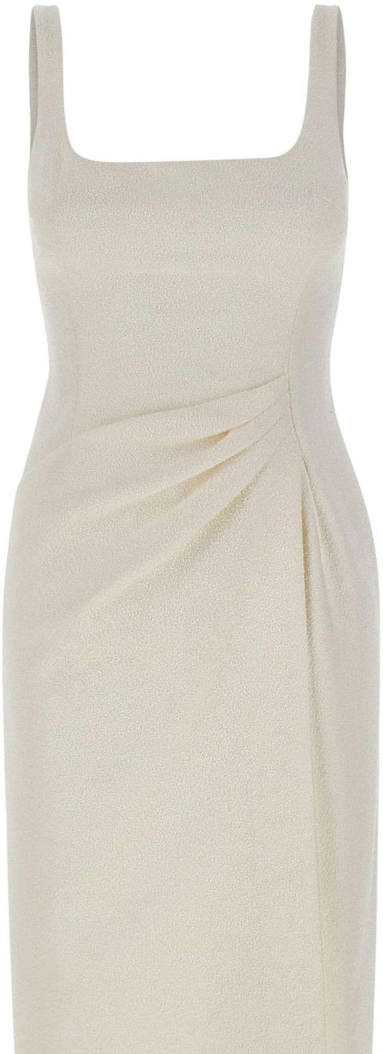 26SS 블루마린 미디 원피스 2A782AN0103 WHITE - BLUMARINE