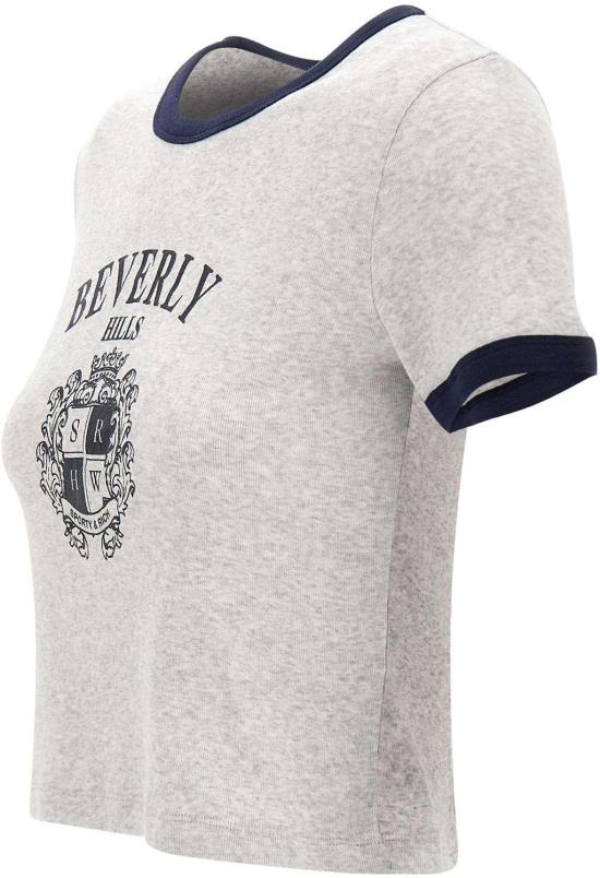 26SS 스포티앤리치 반팔 티셔츠 TO07376256GY18GRAY LICHTGREY - SPORTY & RICH