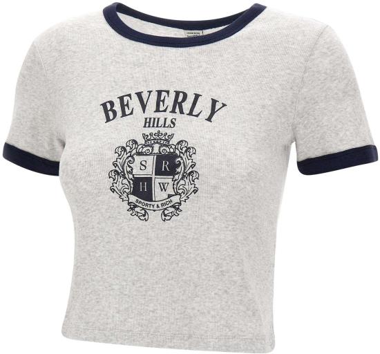 26SS 스포티앤리치 반팔 티셔츠 TO07376256GY18GRAY LICHTGREY