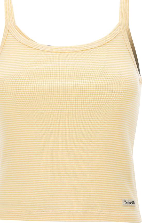 26SS 스포티앤리치 민소매 티셔츠 TO10676326YE34ALMOND YELLOW - SPORTY & RICH