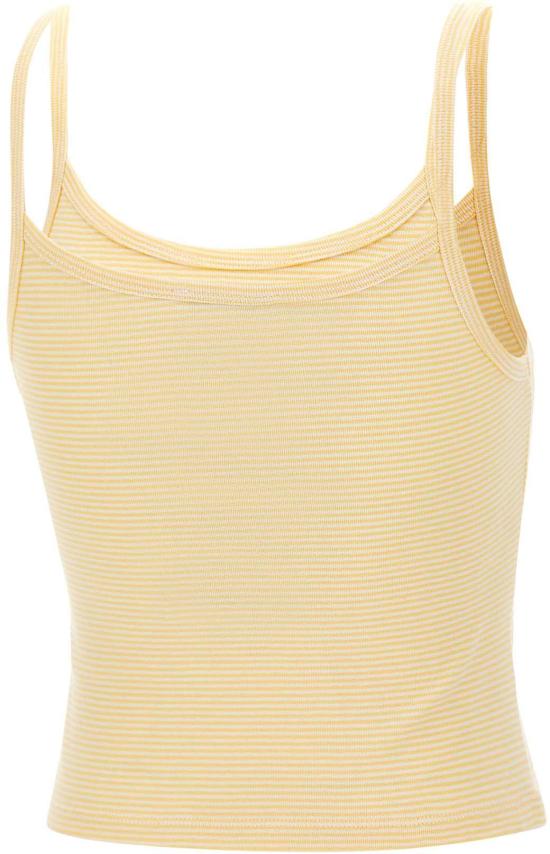 26SS 스포티앤리치 민소매 티셔츠 TO10676326YE34ALMOND YELLOW - SPORTY & RICH