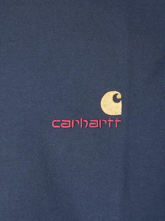 26SS 칼하트 WIP 숏슬리브 아메리칸 스크립트 티셔츠 I029956 J0XX DEEP NIGHT DOM - CARHARTT WIP