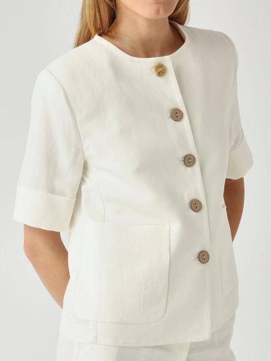 26SS 말리파르미 자켓 JD648140106 10001 White - MALÌPARMI