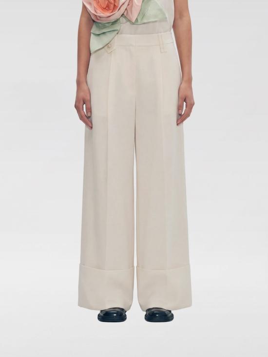 26SS 시몬로샤 팔라초 팬츠 4194CD0458 CREAM White