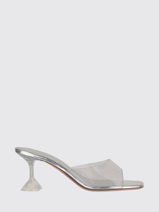 26SS 아미나 무아디 힐/펌프스 LUPITAGLASSSLIPPER70 PVCTRANSPARENT Grey