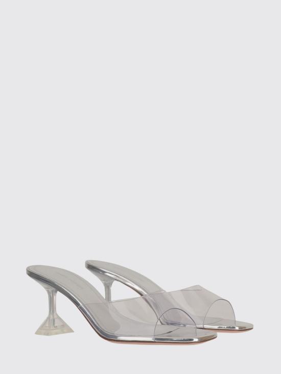 26SS 아미나 무아디 힐/펌프스 LUPITAGLASSSLIPPER70 PVCTRANSPARENT Grey - AMINA MUADDI