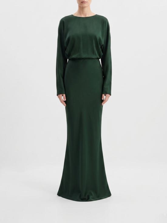 26SS 노마카말리 롱 원피스 ST4253SAR18869 DARK EMERALD Green