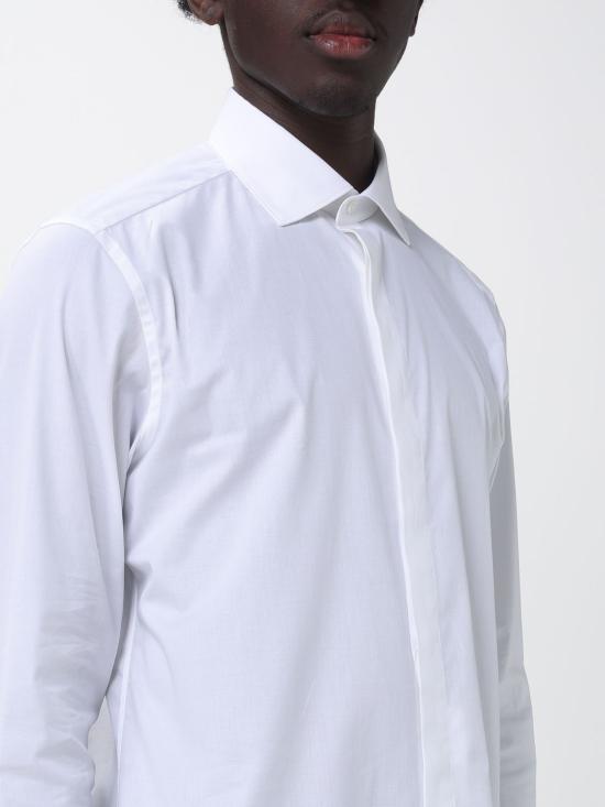 26SS 에르메네질도제냐 긴팔 셔츠 9MFCMT301350A3 100 White - ERMENEGILDO ZEGNA
