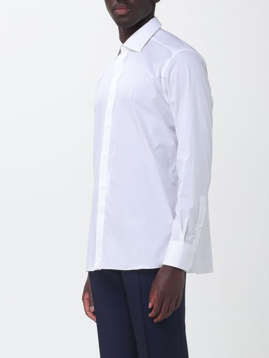 26SS 에르메네질도제냐 긴팔 셔츠 9MFCMT301350A3 100 White - ERMENEGILDO ZEGNA
