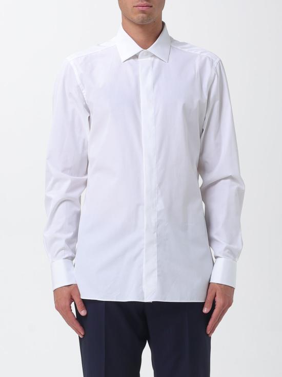 26SS 에르메네질도제냐 긴팔 셔츠 9MCZRM301950A3 100 White