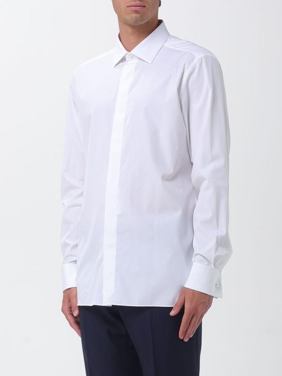 26SS 에르메네질도제냐 긴팔 셔츠 9MCZRM301950A3 100 White - ERMENEGILDO ZEGNA