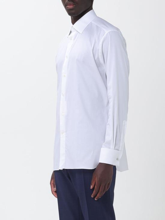 26SS 에르메네질도제냐 긴팔 셔츠 9RS4PA301350A3 100 White - ERMENEGILDO ZEGNA