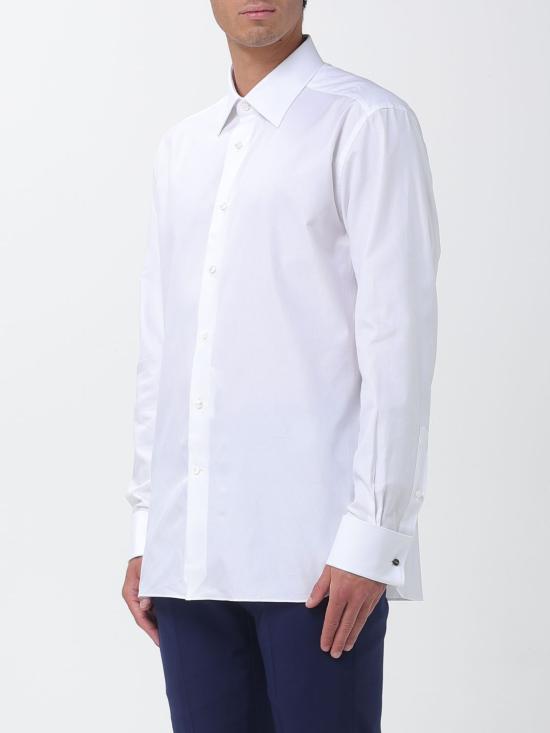 26SS 에르메네질도제냐 긴팔 셔츠 9RS4PA303901A3 100 White - ERMENEGILDO ZEGNA