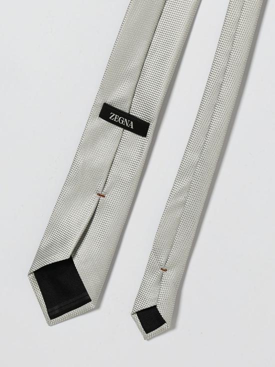 26SS 에르메네질도제냐 넥타이 1P8Z3D60TA3 WH1 White - ERMENEGILDO ZEGNA