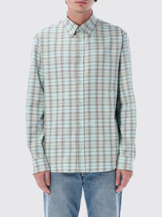 26SS 오프화이트 셔츠 OMGE04MS26FAB001 330 Green