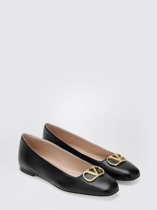 26SS 발렌티노 가라바니 플랫 슈즈 8W0S0PI8RRE 0NO Black - VALENTINO GARAVANI