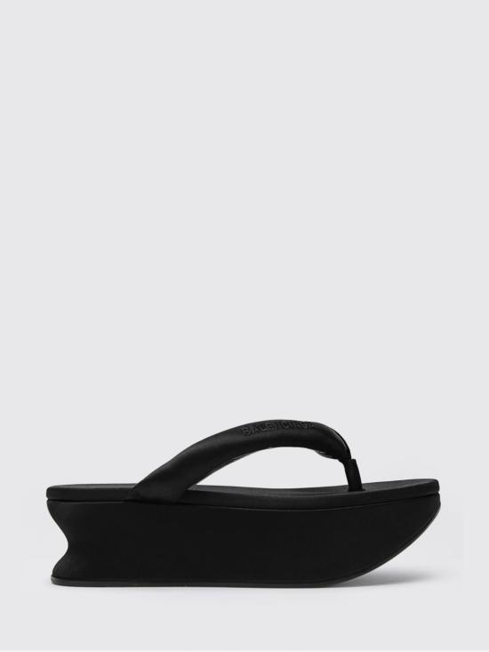 26SS 발렌시아가 가에타 통 슬라이드 869909W0WM0 1000 Black