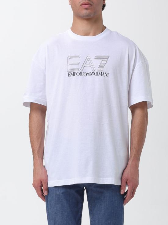 26SS 엠포리오 아르마니 반팔 티셔츠 7M001309AF10375 U0002 White