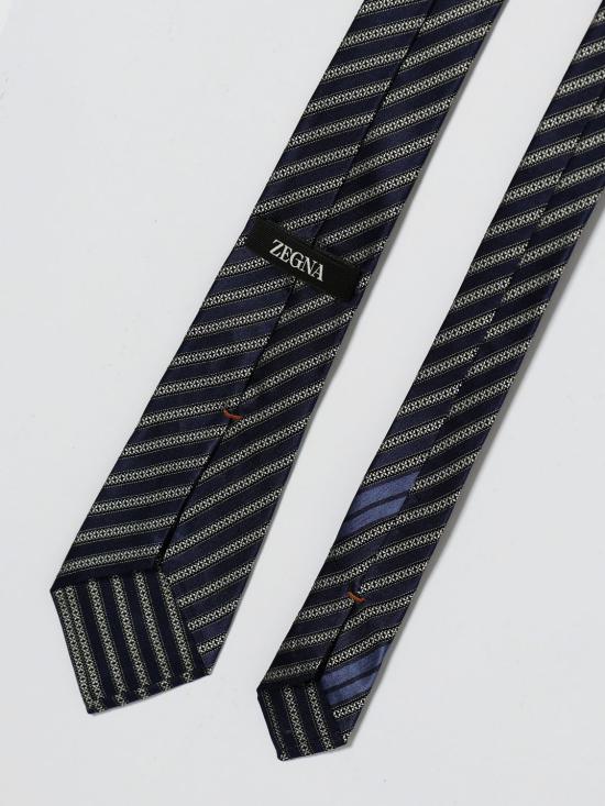 26SS 에르메네질도제냐 넥타이 1PBZ3C45TA3 BL1 Navy - ERMENEGILDO ZEGNA