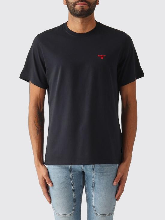 26SS 바버 반팔 티셔츠 MTS0331 NY91 Navy