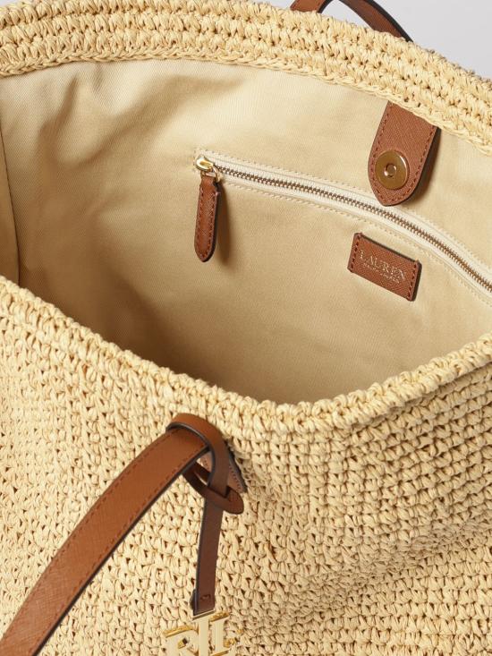 26SS 랄프 로렌 숄더백 431982179 001 Natural - RALPH LAUREN