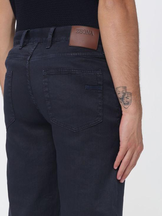 26SS 에르메네질도제냐 스트레이트 팬츠 508UHP16A3 B09 Navy - ERMENEGILDO ZEGNA