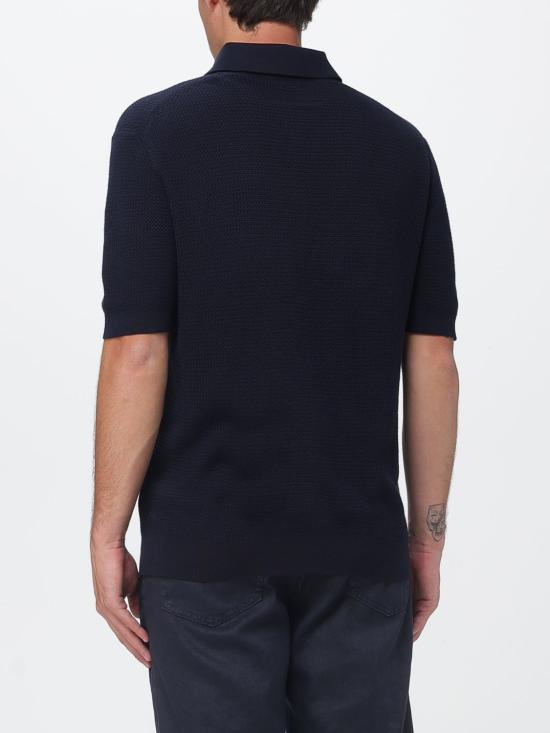 26SS 에르메네질도제냐 폴로 티셔츠 C31UHC26A3 B09 Navy - ERMENEGILDO ZEGNA