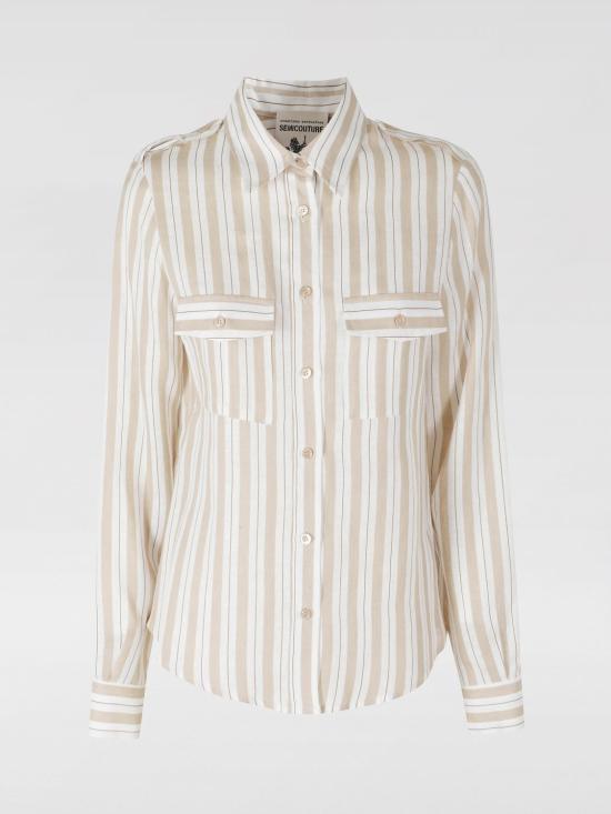 26SS 세미쿠튀르 셔츠 S6SS53 RG113 Yellow - SEMI-COUTURE