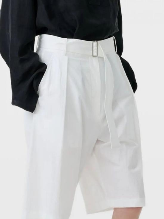 26SS 스튜디오 니콜슨 숏팬츠 CREONSNW1763 OPTIC White - STUDIO NICHOLSON