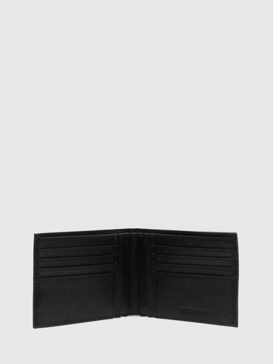 26SS 엠포리오 아르마니 텀블 레더 코인 퍼스 반지갑 Y4R166Y068E 80001 Black - EMPORIO ARMANI
