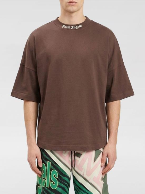 26SS 팜앤젤스 반팔 티셔츠 PMAA10BS26JER001 6003 Brown