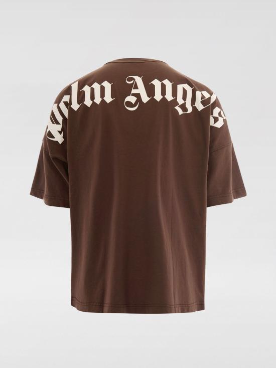26SS 팜앤젤스 반팔 티셔츠 PMAA10BS26JER001 6003 Brown - PALM ANGELS