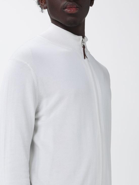 26SS 발렌타인 집업 니트 B2K03614CP7 10144 White - BALLANTYNE