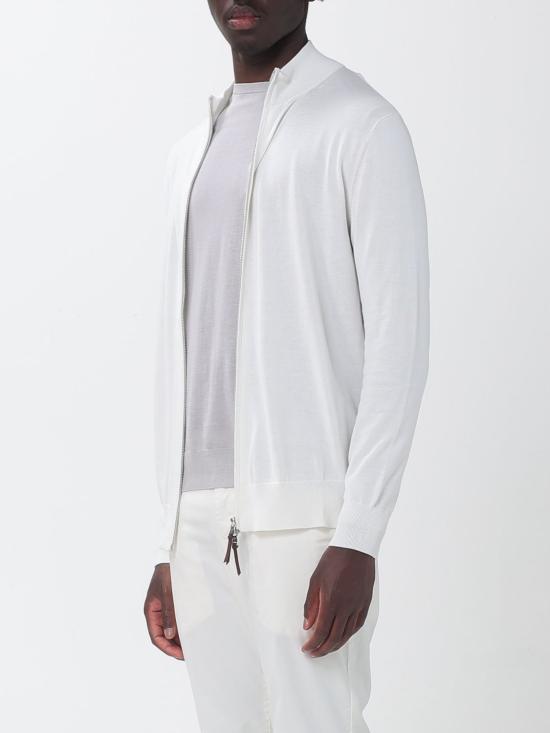 26SS 발렌타인 집업 니트 B2K03614CP7 10144 White - BALLANTYNE