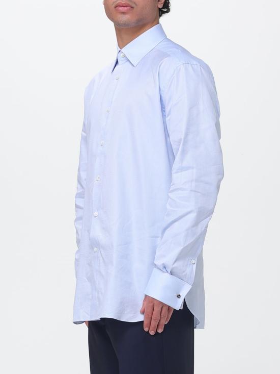26SS 에르메네질도제냐 긴팔 셔츠 9RS4PA303902A3 432 Gnawed Blue - ERMENEGILDO ZEGNA