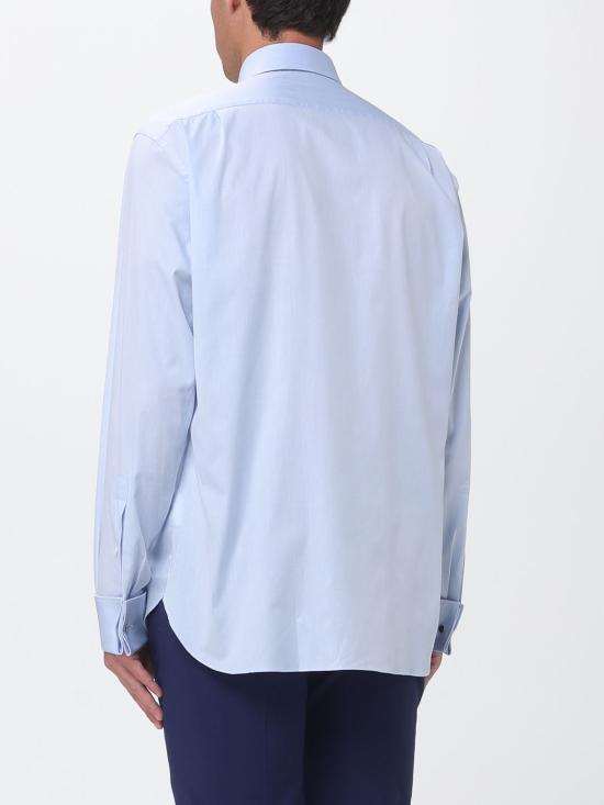 26SS 에르메네질도제냐 긴팔 셔츠 9RS4PA301353A3 432 Gnawed Blue - ERMENEGILDO ZEGNA